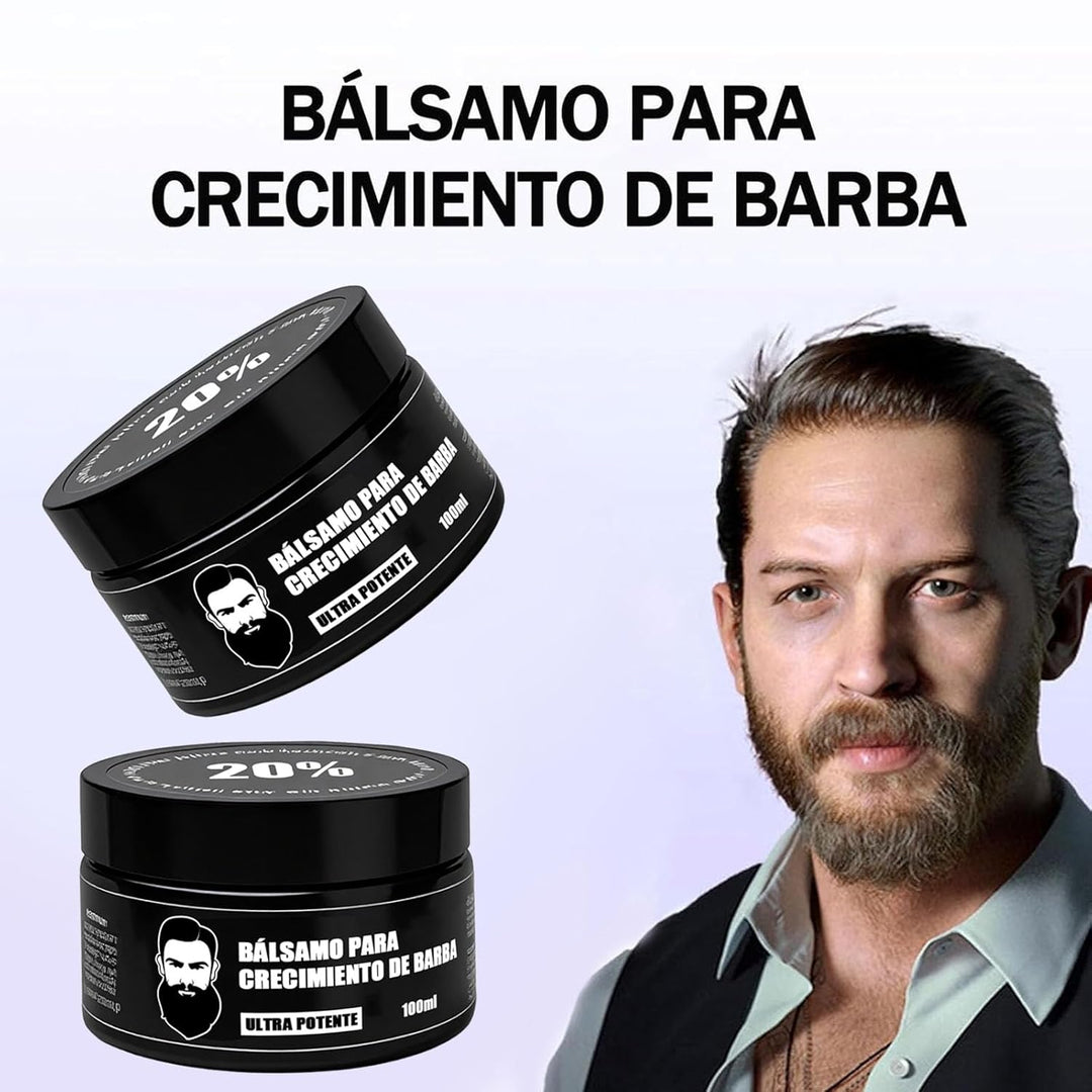 Estímulo para Barba \u2013 Bálsamo de Crecimiento Ultra Potente, Bá...