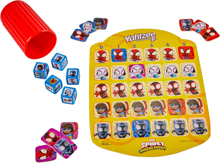 Hasbro Spidey and His Amazing Friends Yahtzee Jr juego de