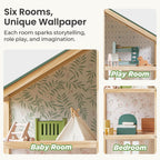 Tiny Land Casa de muñecas de madera para niñas - Casa de muñecas de madera