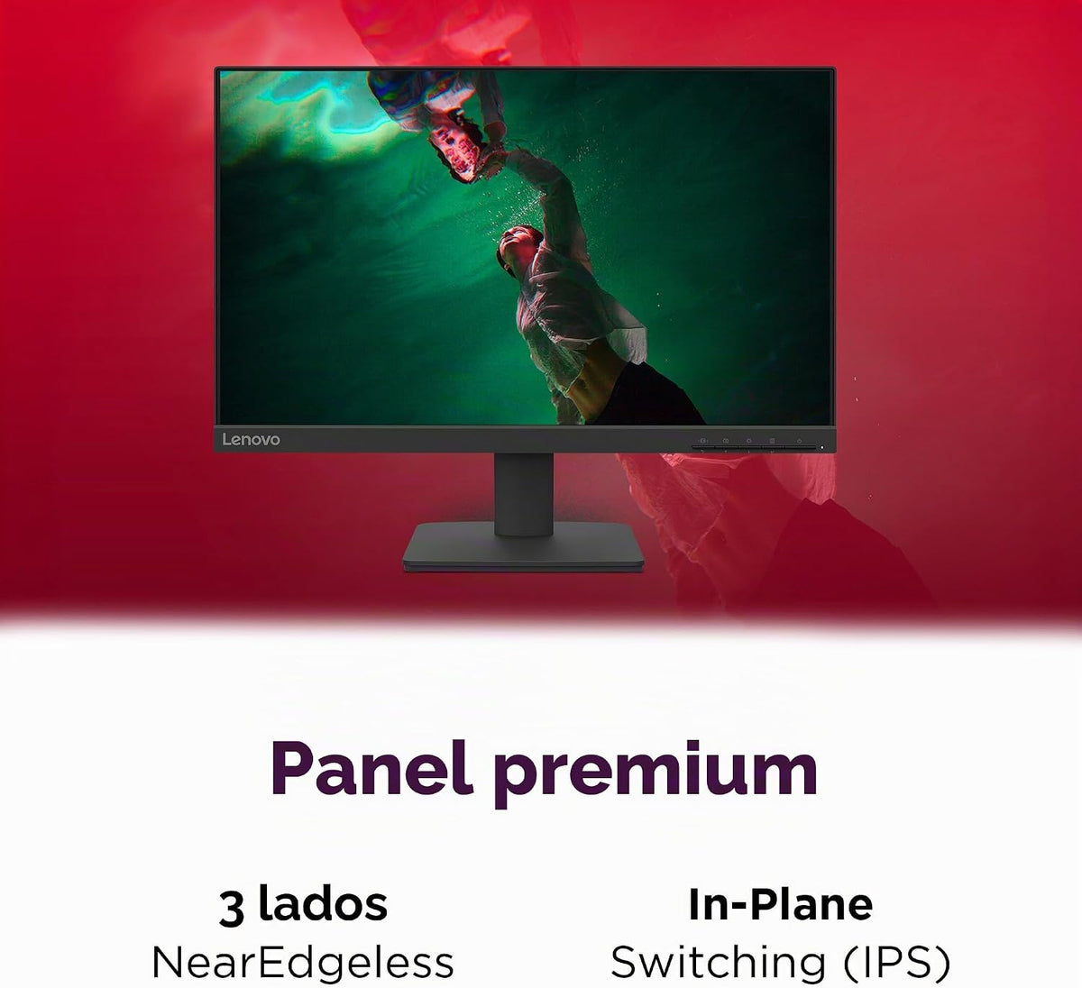 Monitor Lenovo L22-4e - Monitor de Oficina - Pantalla IPS FHD de 21...