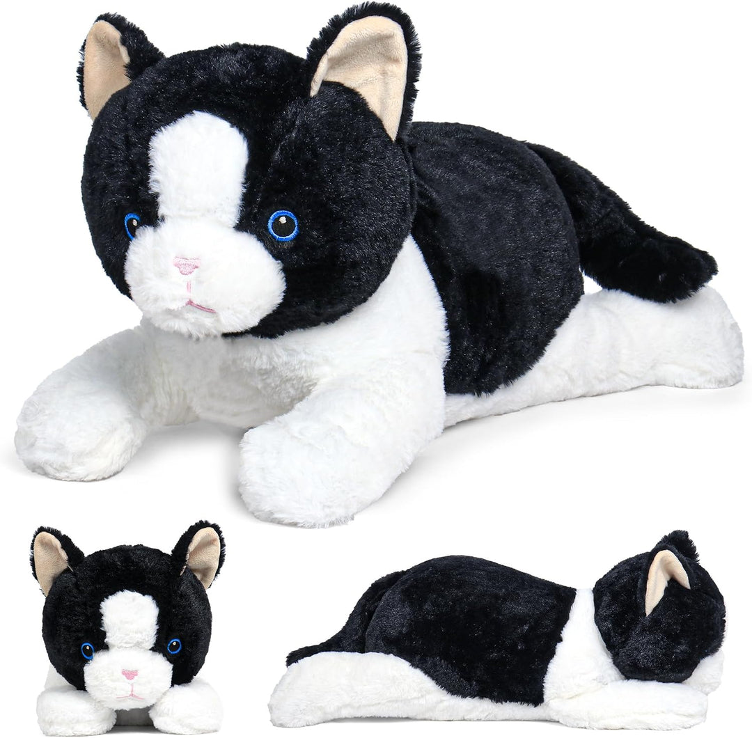 Wepop Animales de Peluche con Peso de 5 Libras, Peluche de Gato Gra...