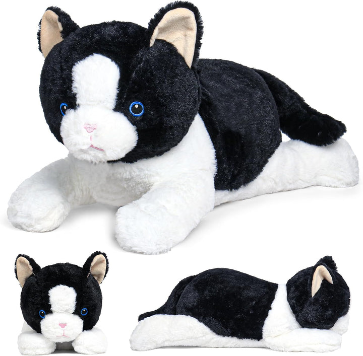 Wepop Animales de Peluche con Peso de 5 Libras, Peluche de Gato Gra...