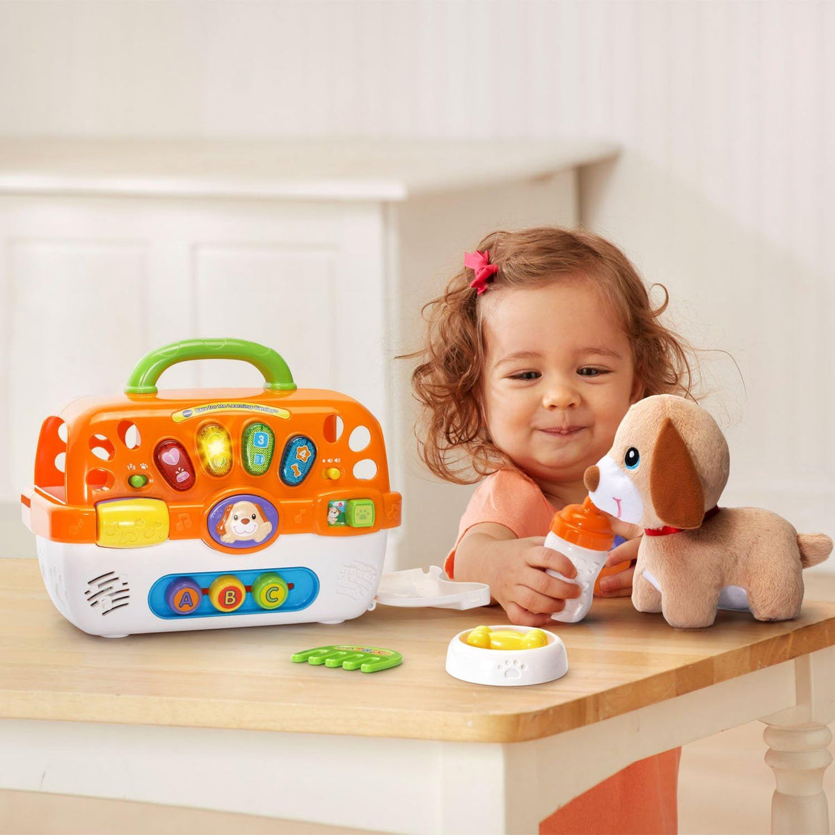VTech Care para Me - Juguete portador de aprendizaje, color naranja