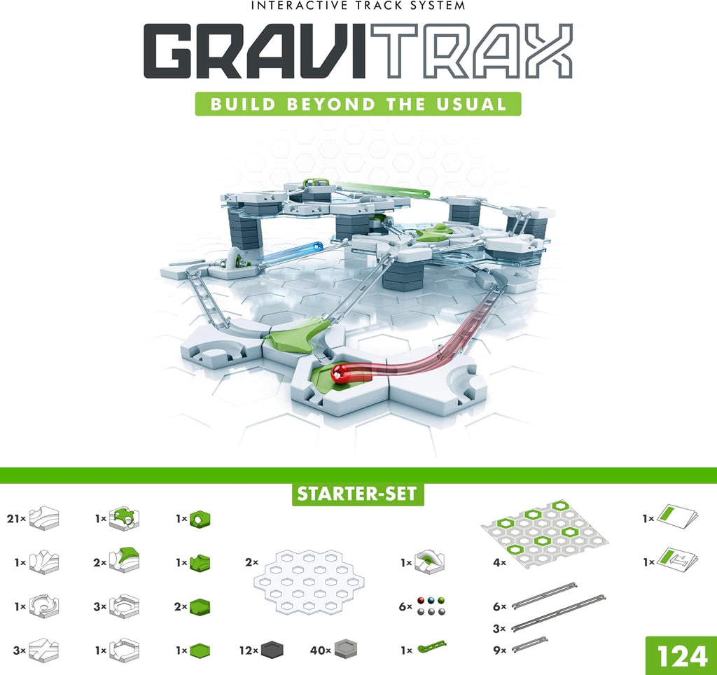 Ravensburger GraviTrax - Juego de iniciación – Gravedad y mármol magnético – Juguete STEM acreditado por malla para niños – Construcción de cerebro, regalo educativo – Involucra el pensamiento crítico