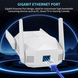 Extensor de Rango WiFi 6 AX3000 2025, Extensor de Señal WiFi con Pu...