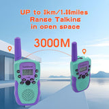 LOUKIENE Walkie Talkies para niños de 22 canales de radio de 2 vías...