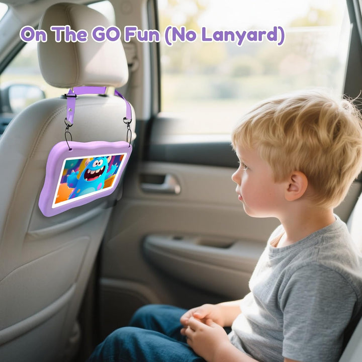 Tableta para Niños de 7 Pulgadas, Tableta para Niños Pequeños con C...