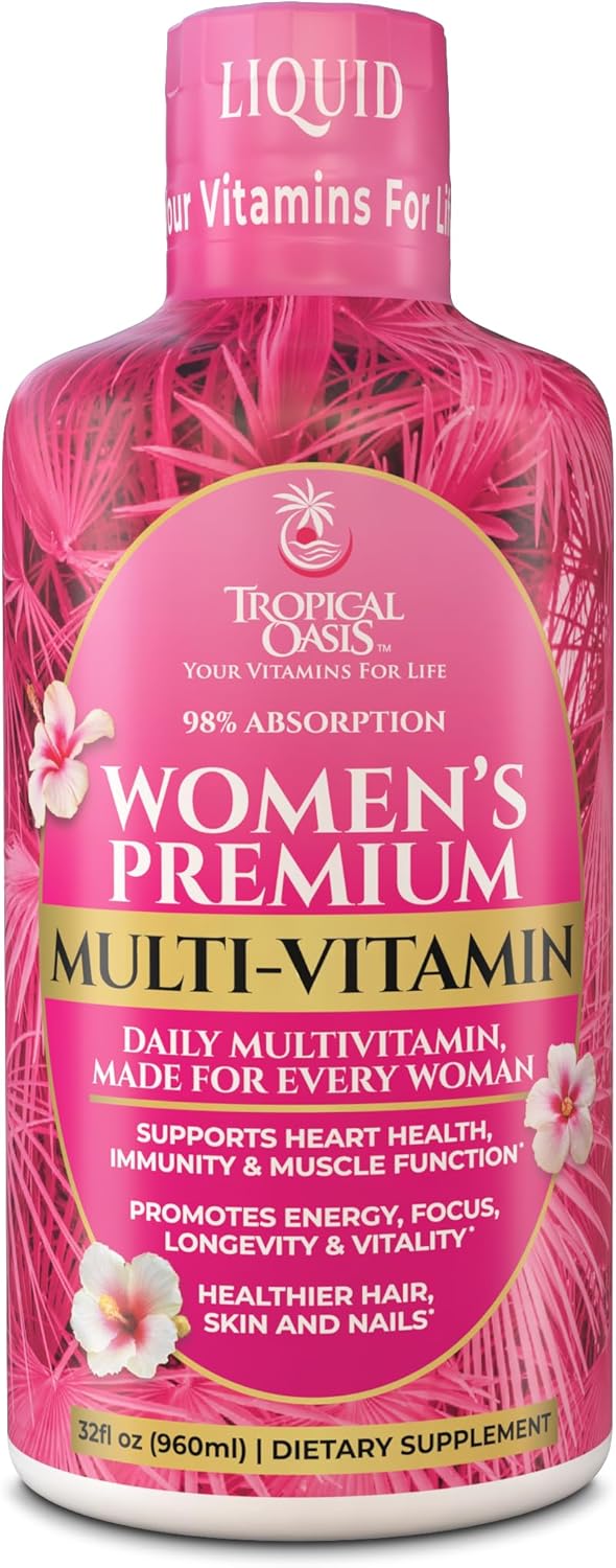 Multivitamínico líquido premium para mujeres | Multivitamínico para...