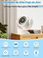 Ventilador para dormitorio, ventiladores de escritorio, ventilador...