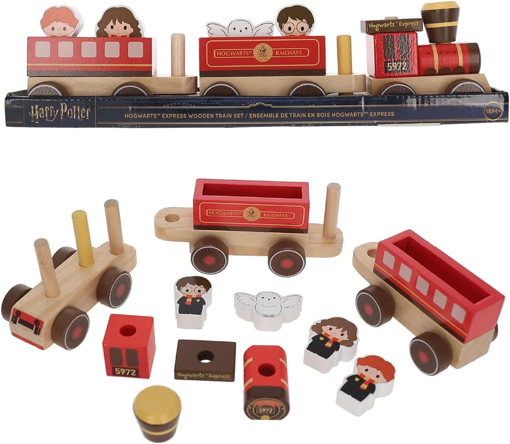 KIDS PREFERRED Harry Potter Hogwarts Express - Juego de tren de madera