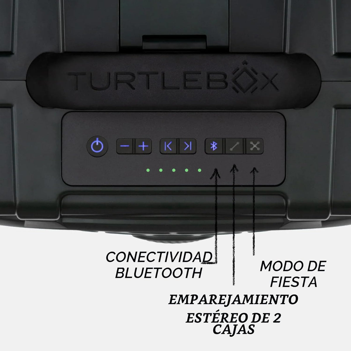 Turtlebox Original Gen 3: Altavoz Bluetooth portátil para exteriore...