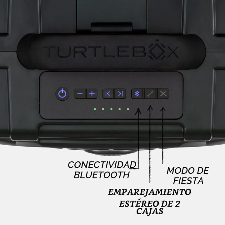 Turtlebox Original Gen 3: Altavoz Bluetooth portátil para exteriore...