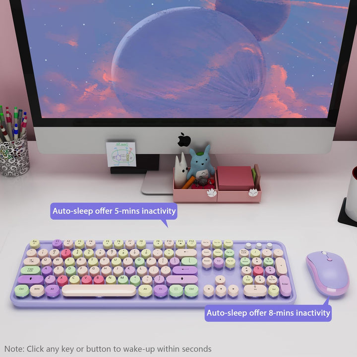 Teclado y mouse inalámbricos para máquina de escribir \u2013 Teclad...