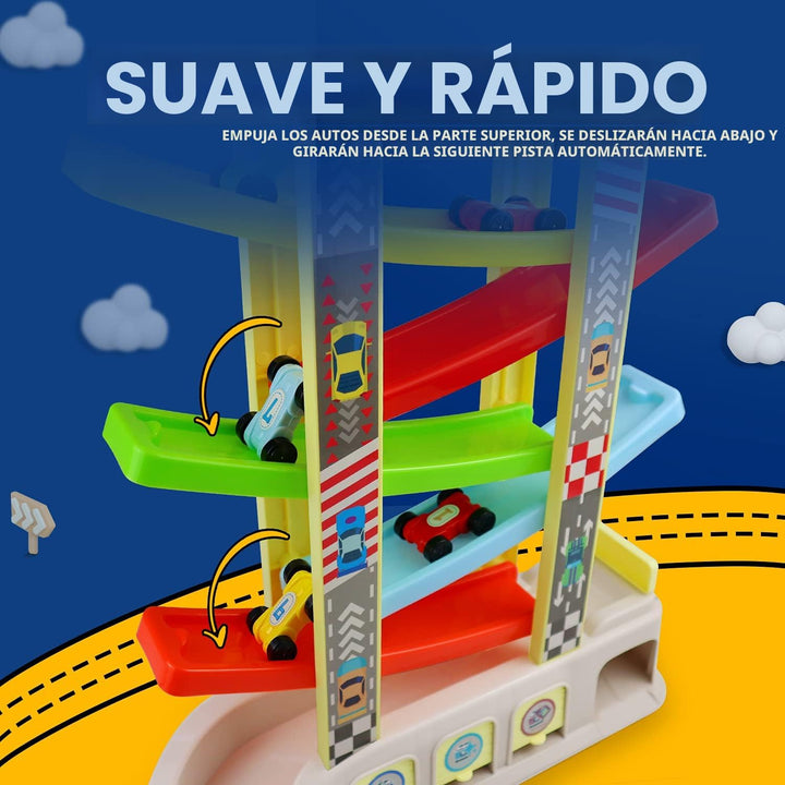 Juguetes Montessori para niños de 2 y 3 años, rampa de juguete con...