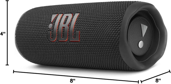 JBL Flip 6 (negro) + paquete con divvi! Funda protectora rígida