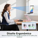 Urmust - Soporte de aluminio ligero para laptop y notebook de hasta...