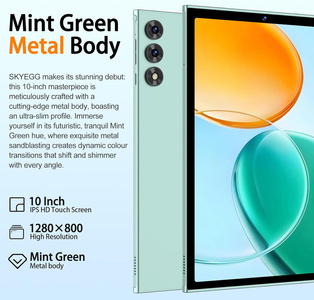 SKYEGG 2026 Tableta Android 15 Tabletas de 10.1 pulgadas, 30GB RAM...