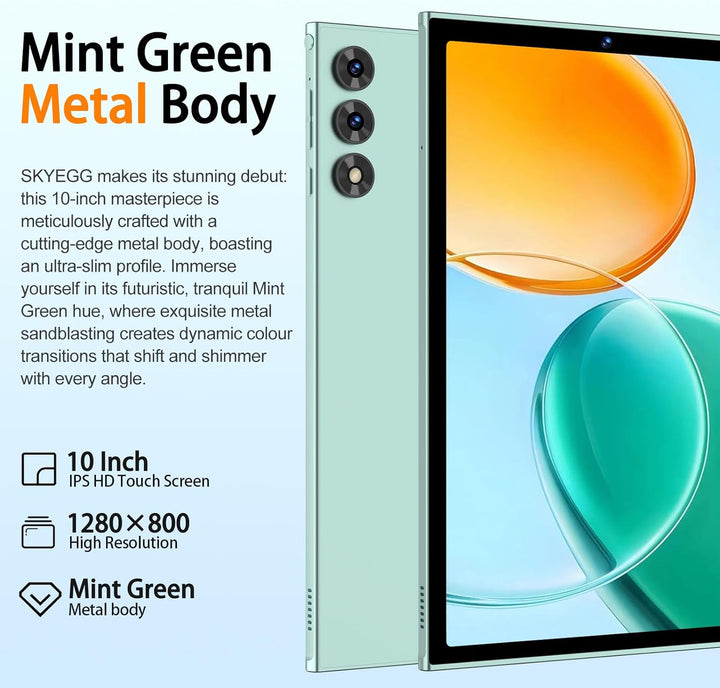 SKYEGG 2026 Tableta Android 15 Tabletas de 10.1 pulgadas, 30GB RAM...