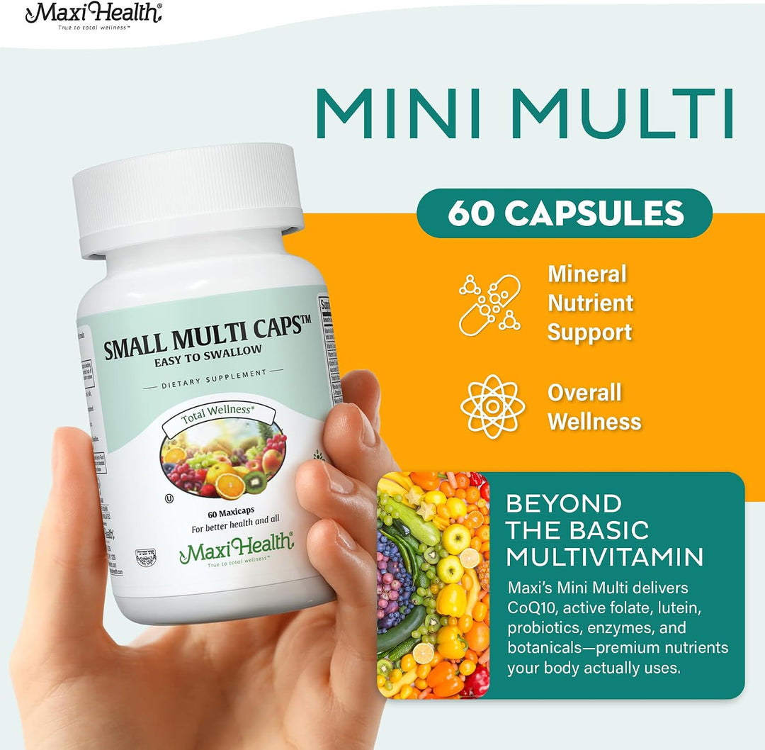 Maxi Health Multivitamínico - Cápsulas multivitamínicas fáciles de...