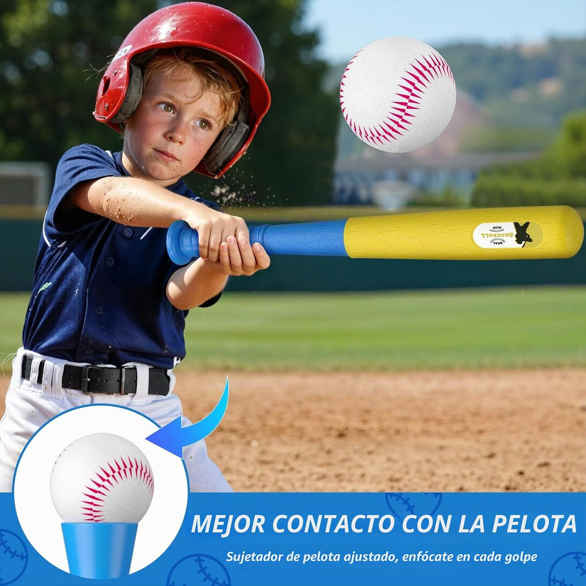 QDRAGON Juego de bolas en T para niños de 3 a 5 años