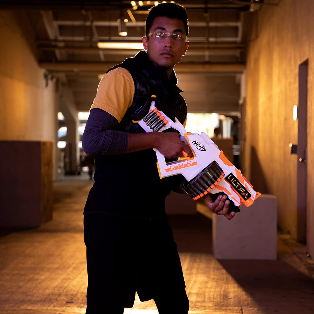 NERF Ultra One lanzador motorizado, tambor de 25 dardos (exclusivo de Amazon)