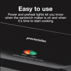 Proctor Silex Panini Press - Parrilla para sándwiches y parrilla eléctrica