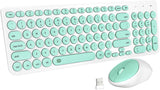 FD Combo de teclado y mouse inalámbricos, USB de 2.4 GHz, lindas te...