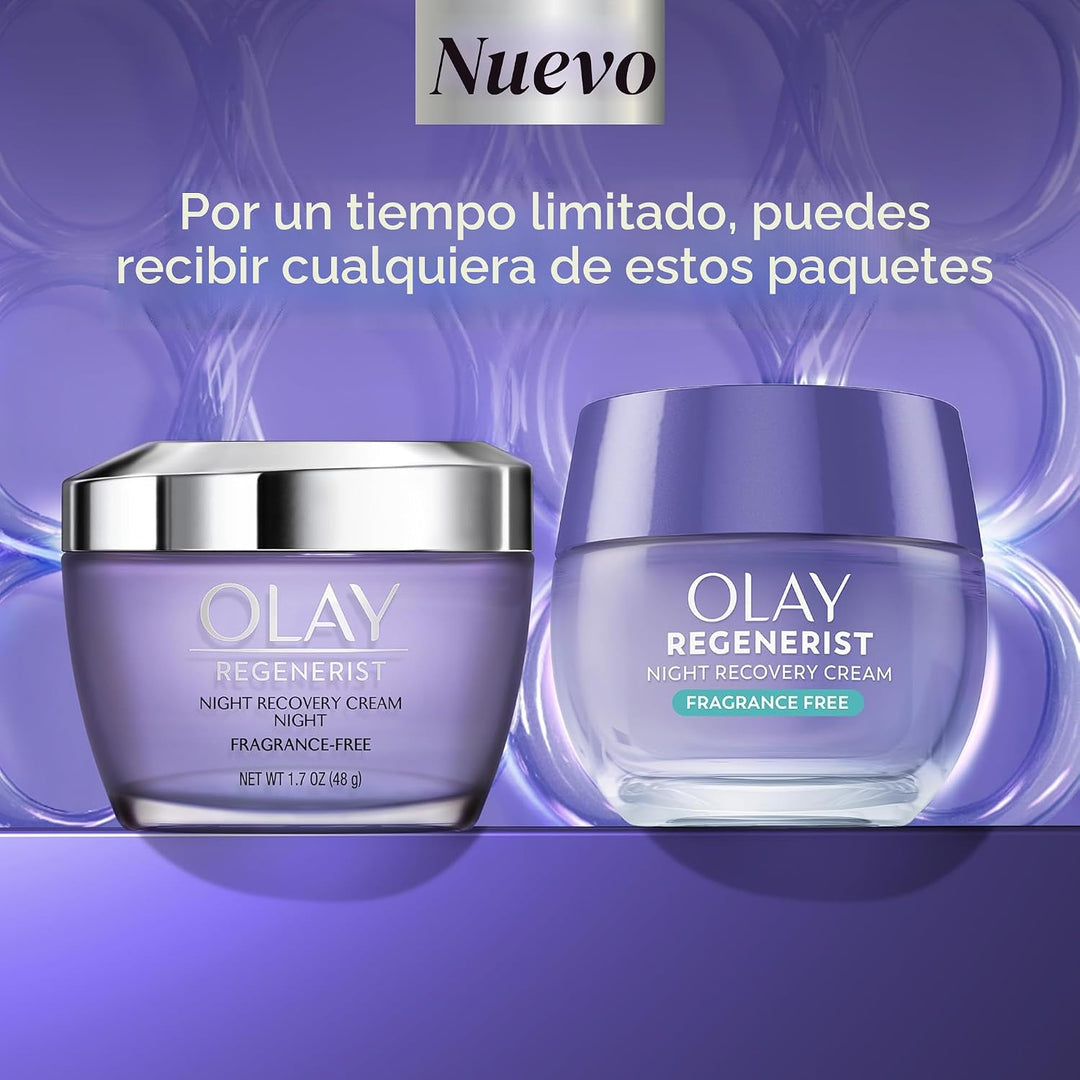 Olay Regenera Noche Recuperación Crema & crema facial hidratante, 1...