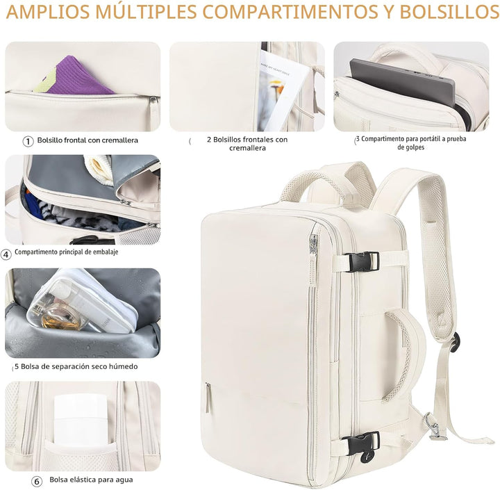 Mochila de mano aprobada por aerolíneas Beraliy para hombres y muje...