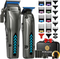 KIKIDO Cortadora de pelo inalámbrica para hombre, kit de cortapelos