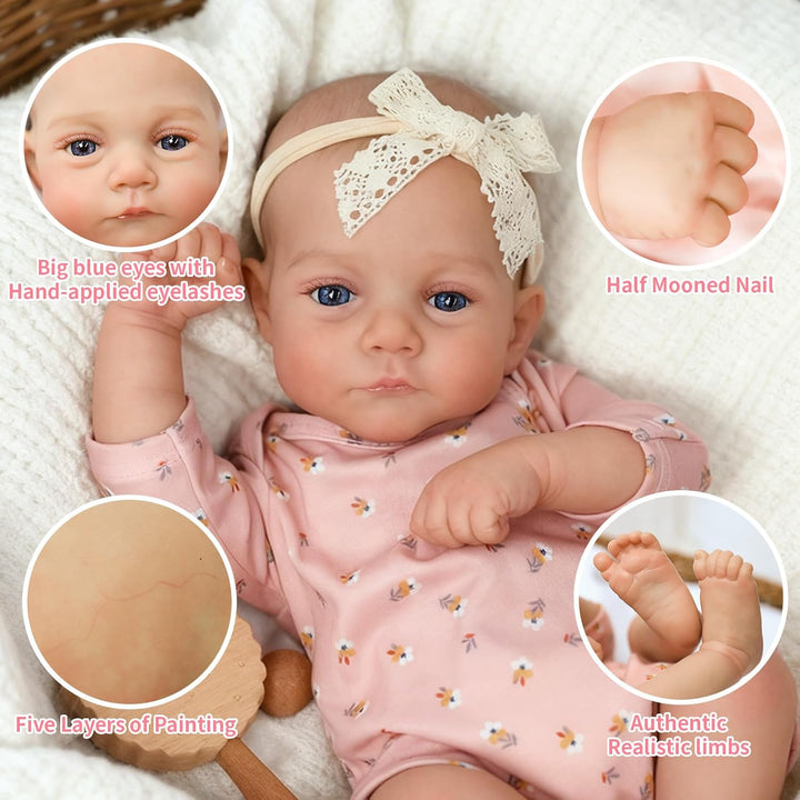 SCOM Muñecas Realistas de Bebé Reborn - Muñecas de Bebé Recién Naci...