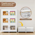 BROVIEW - Contenedores apilables extra grandes de 660 cuartos de galón con