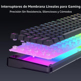 Redragon Combo de teclado de membrana inalámbrico K526 PRO y mouse...