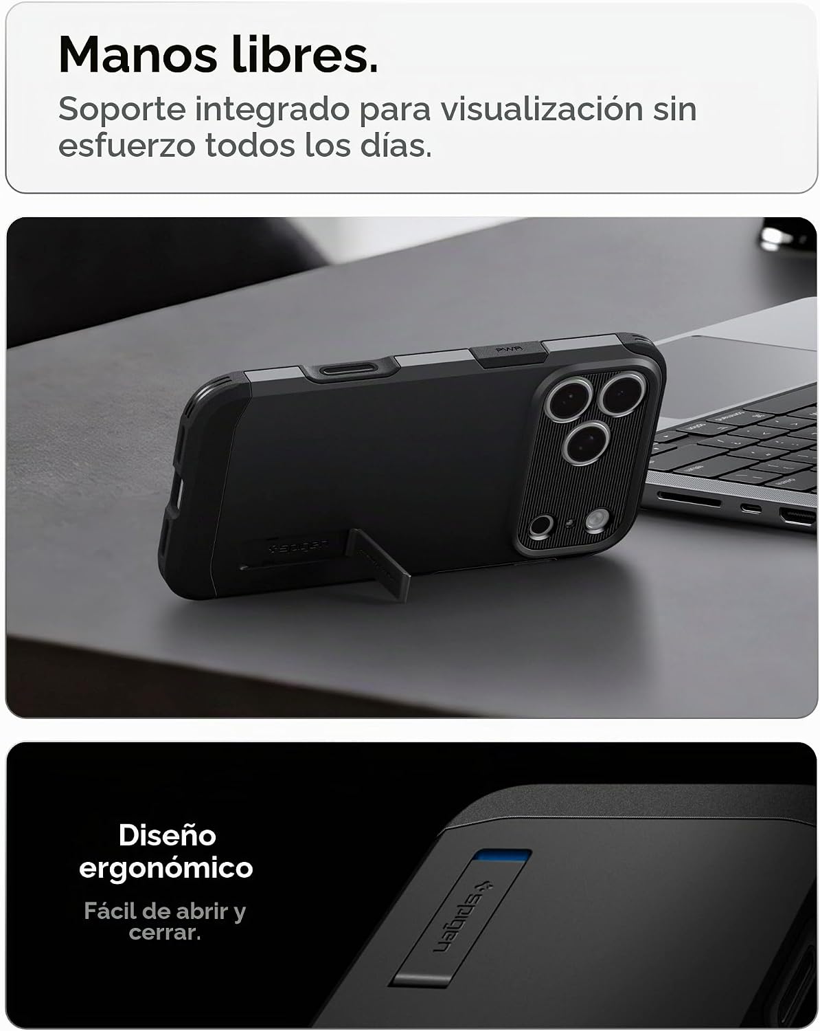Spigen Tough Armor T MagFit - Funda para iPhone 17 Pro / 18 Pro