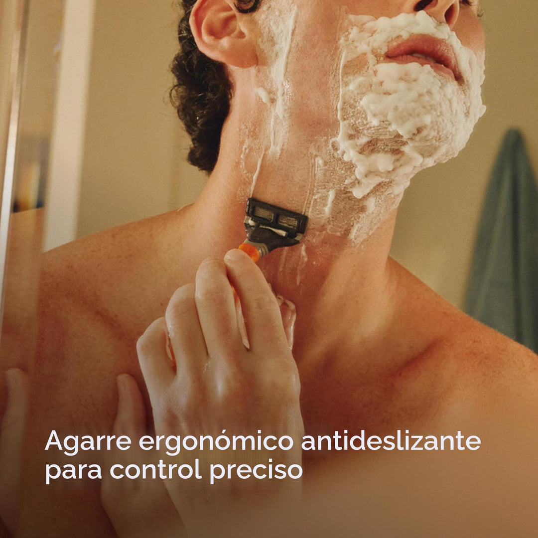 Kit de Afeitado Original Harry's para Hombres - Mango de Navaja...