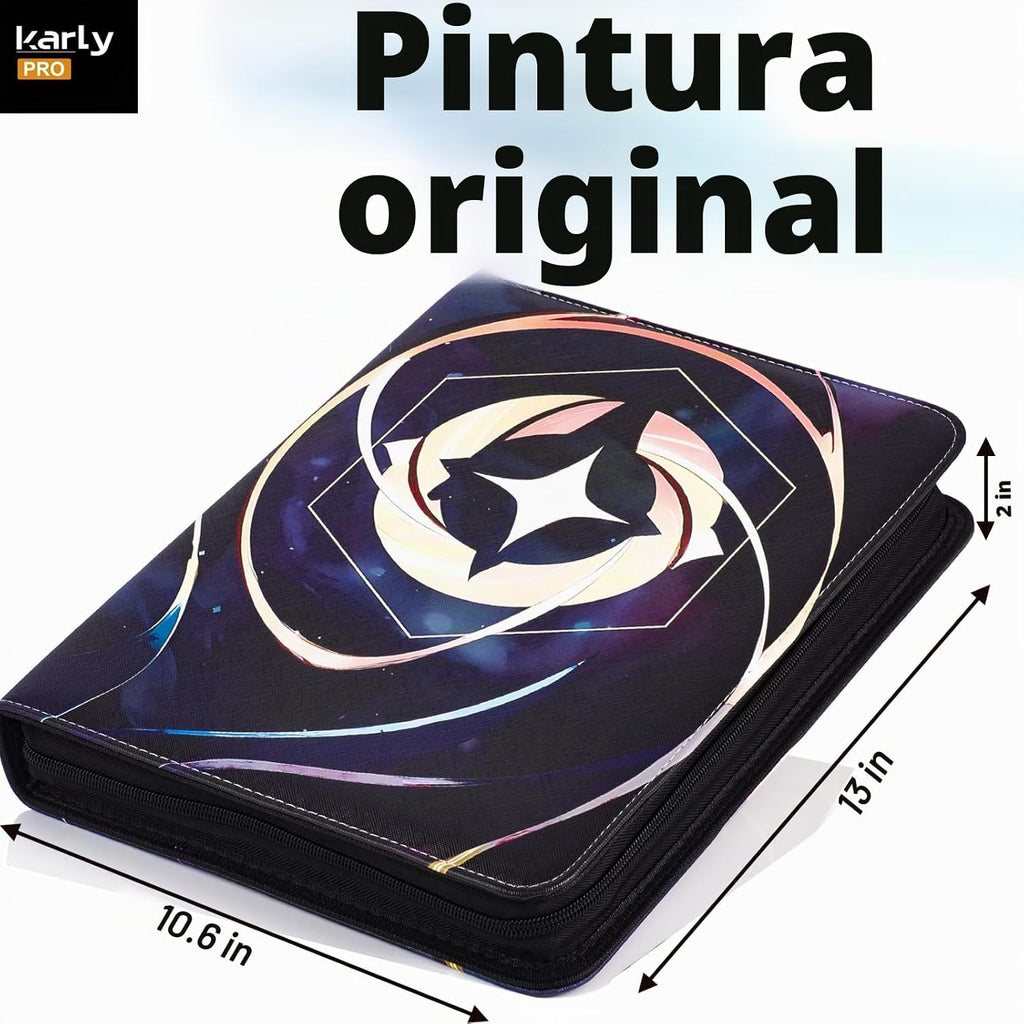 Carpeta prémium para tarjetas Lorcana, TCG, álbum de tarjetas