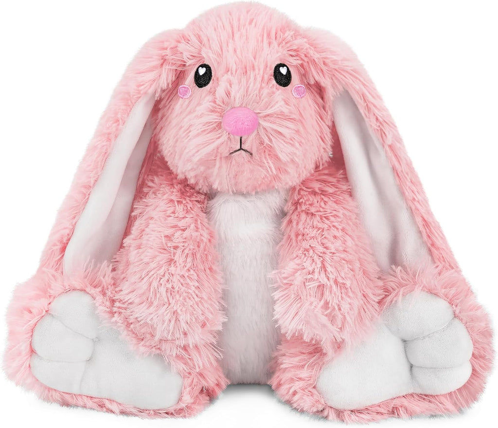 Happy Fuel - Peluche de conejo para microondas, Conejo rosa