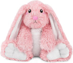 Happy Fuel - Peluche de conejo para microondas, Conejo rosa