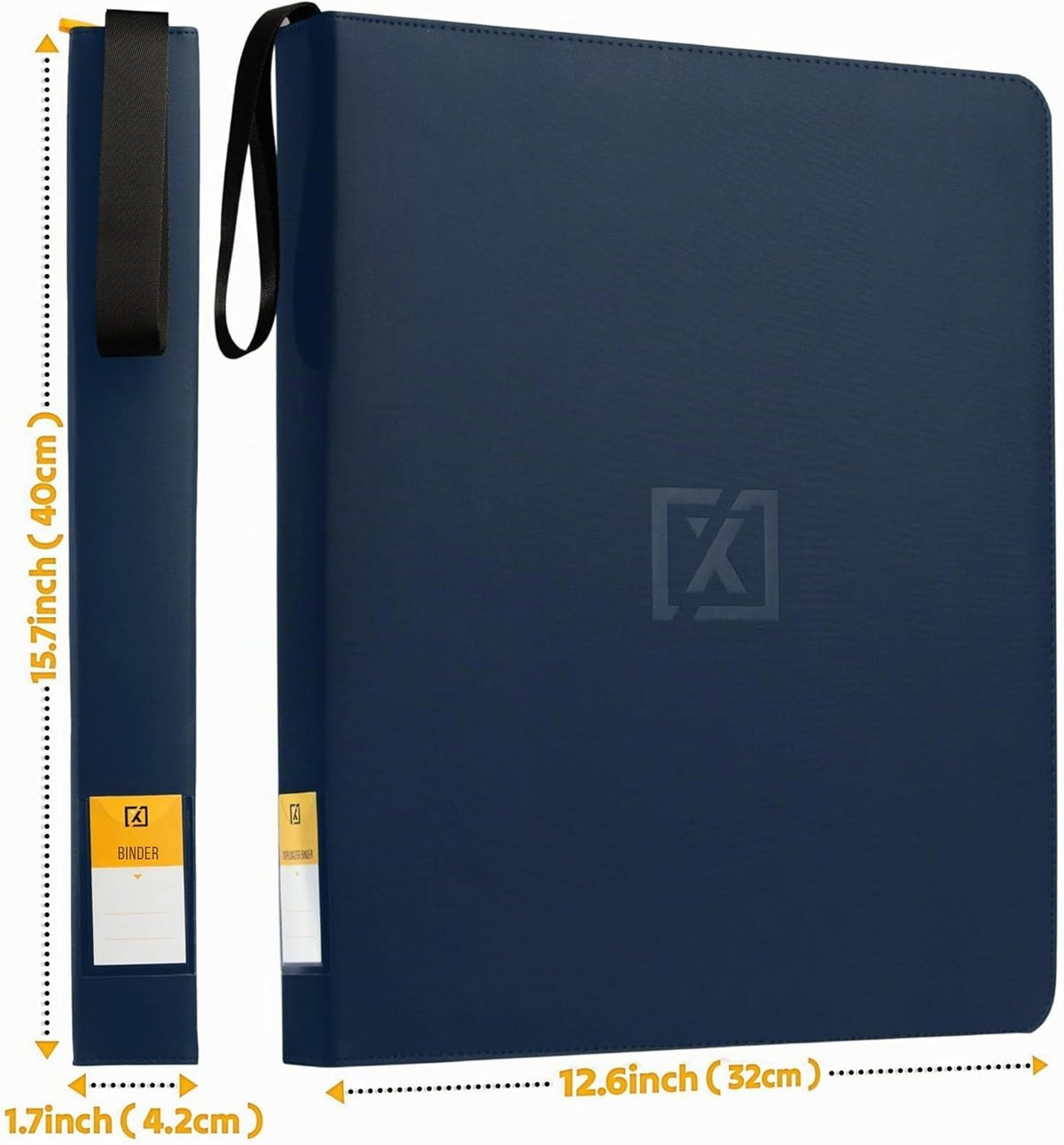 X PRO Carpeta de tarjetas de carga superior, compatible con fundas de tarjetas de carga superior, se adapta a 252 | 20 cargadores premium incluidos | páginas de doble cara sin anillo de 9 bolsillos | Almacenamiento para tarjetas TCG y tarjetas deportivas