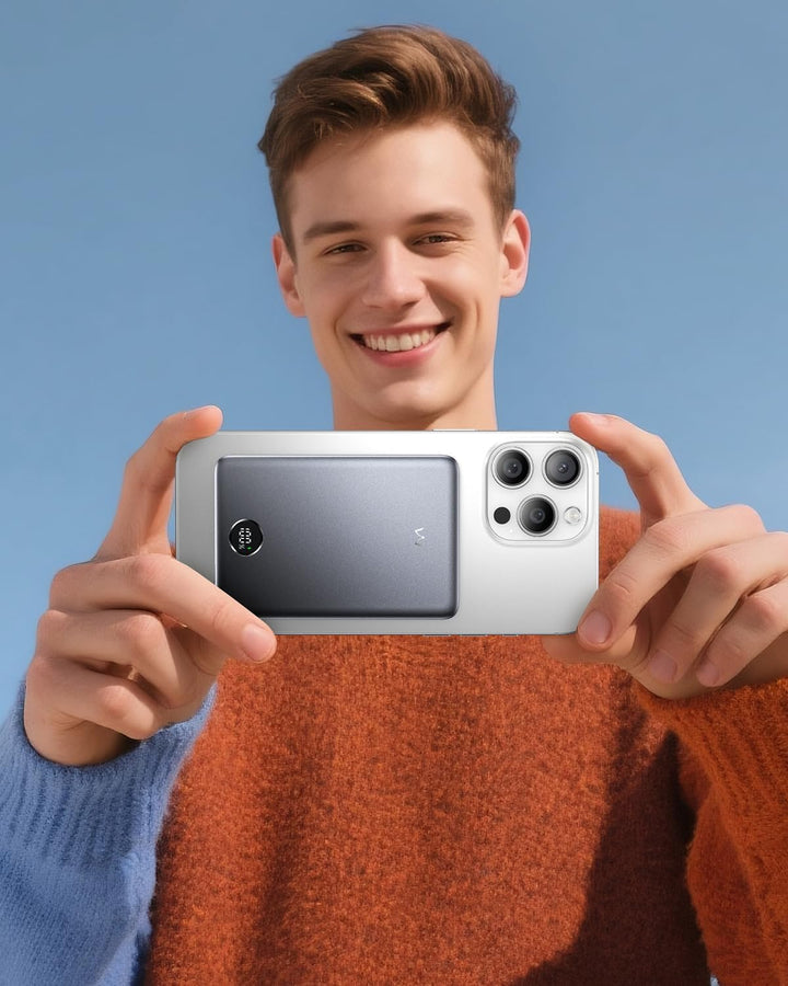 iWALK - Cargador magnético portátil, batería externa de 5,000 mAh u...