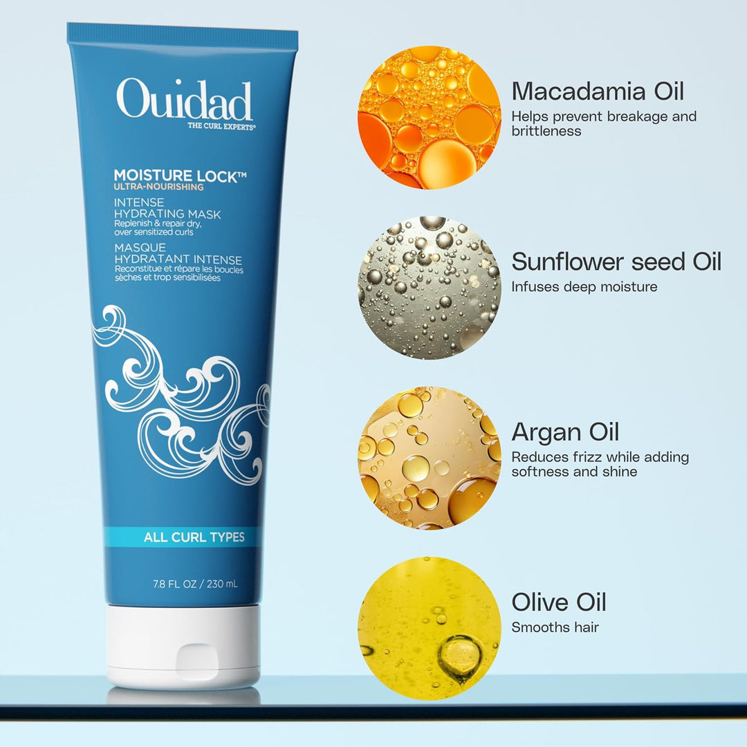 Ouidad Curl Detox Trio - Champú aclarador, champú de aceite limpiad...