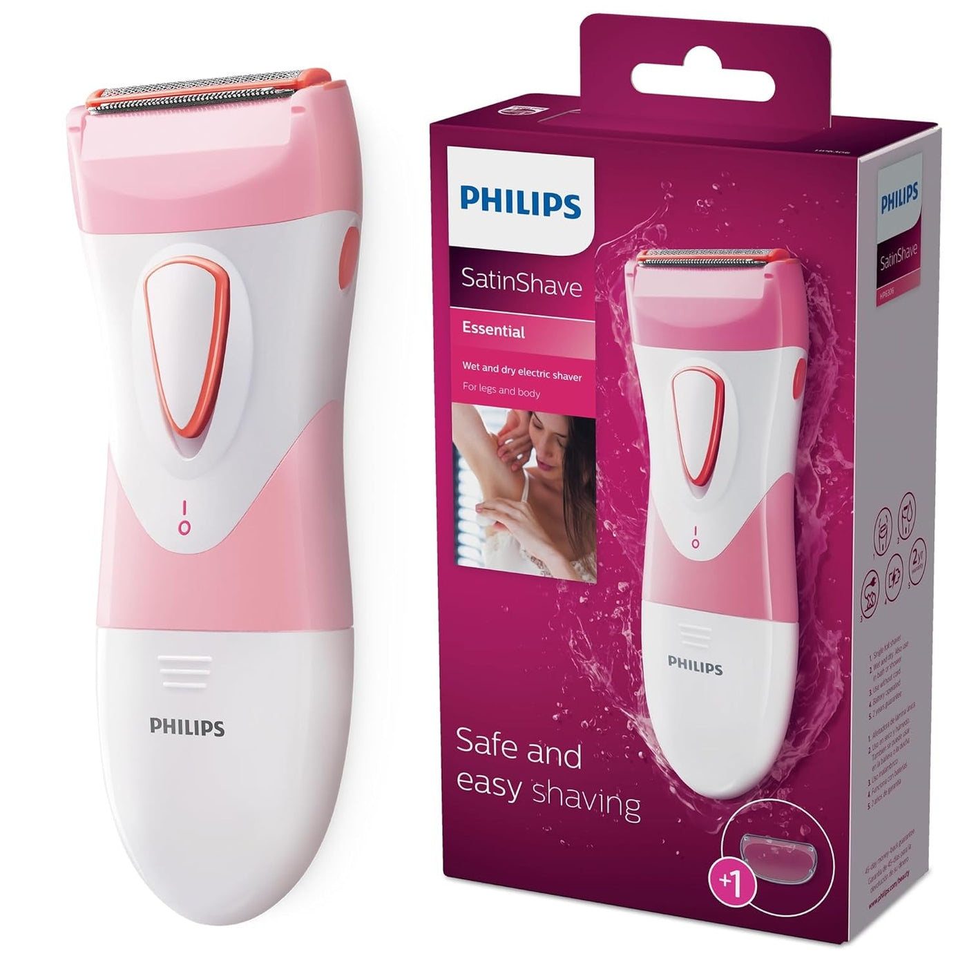 Philips SatinShave Essential Afeitadora Eléctrica Húmeda y