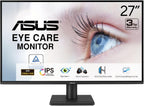 ASUS Monitor de cuidado ocular 1440P de 27" (VA27AQ) - IPS, QHD...