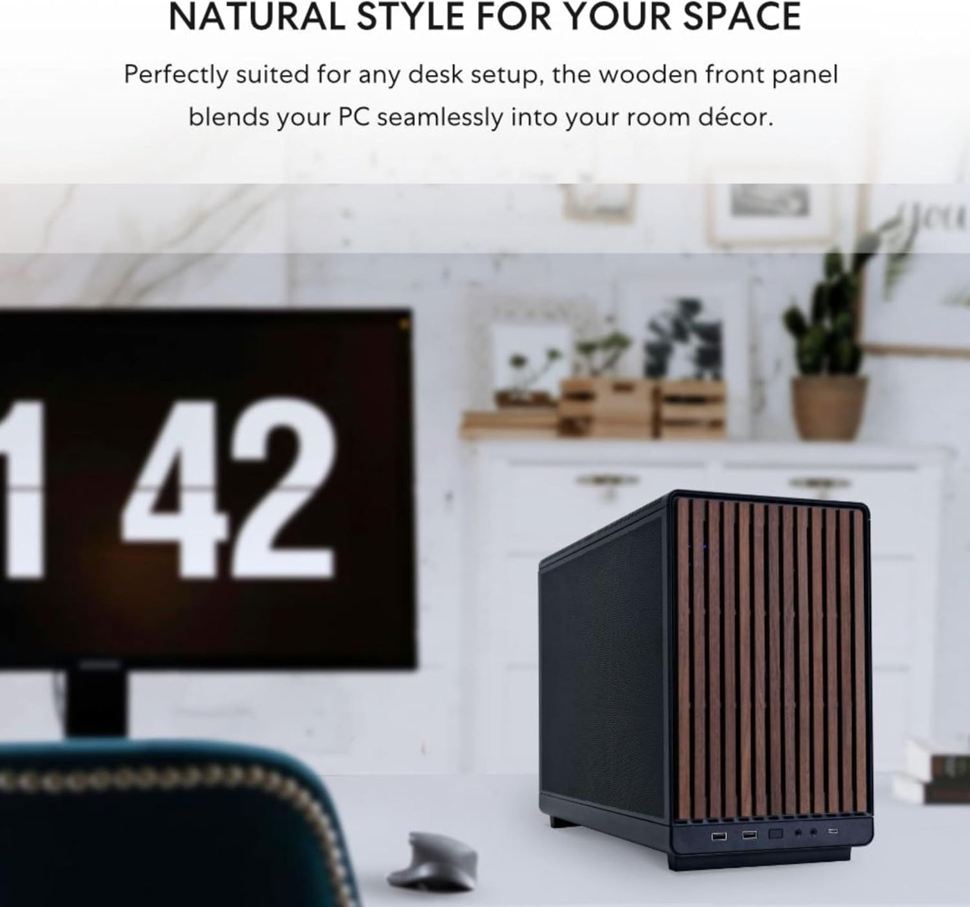 Lian Li A3-mATX-WD-26.3L Micro Factor de Forma Chasis-Sin Ventilado...