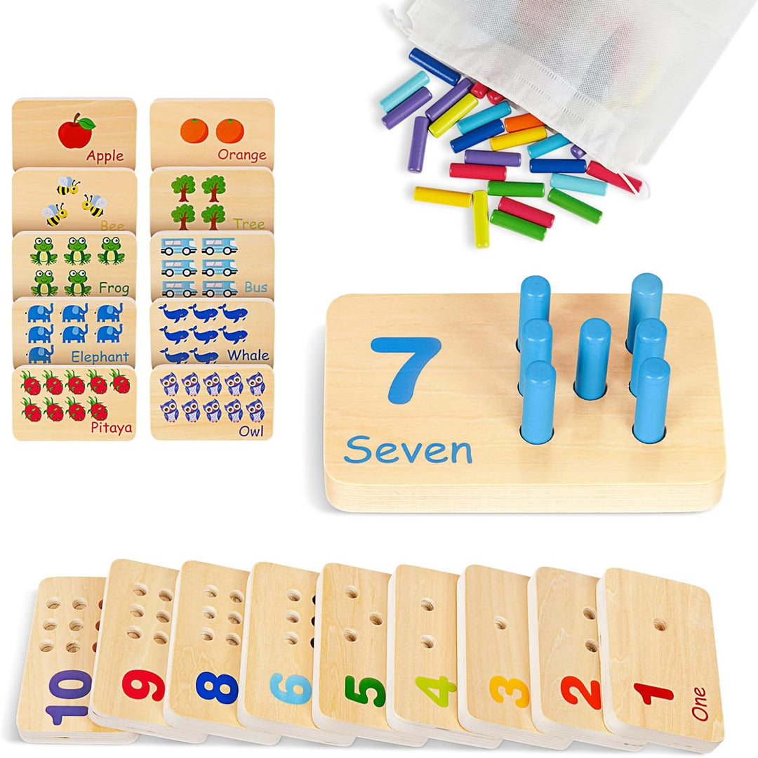 TOOKYLAND Tabla de Clavos Juguetes para Niños Pequeños, Juguetes de...