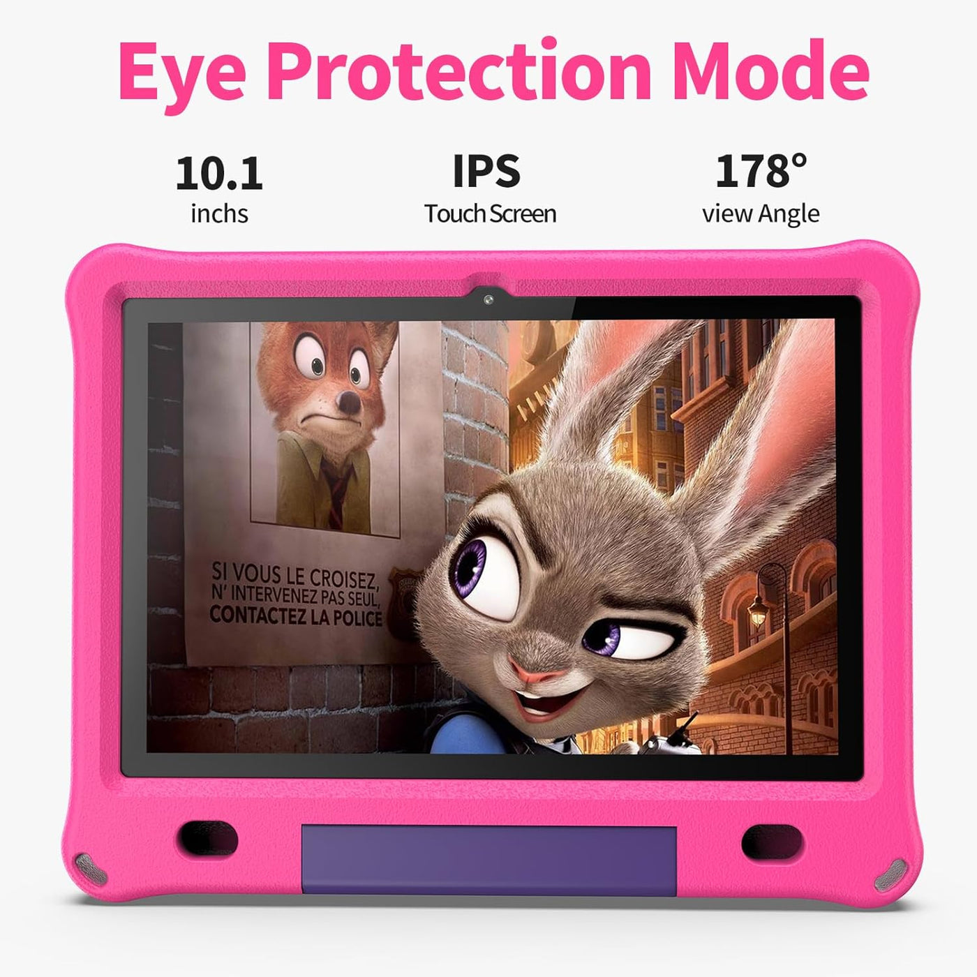 VOLENTEX Tablet de 10 pulgadas con funda, tableta Android 15 para e...