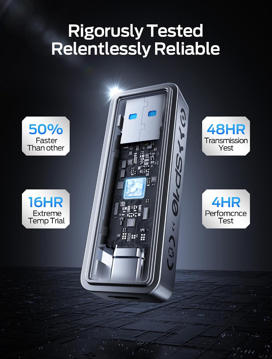 MOVE SPEED 4TB 1050MB\/s Unidad Externa de Alta Velocidad de Lectur...