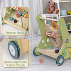 Bautia - Andador de madera para bebés, Montessori Push Walker para bebés de 10 a 12 meses