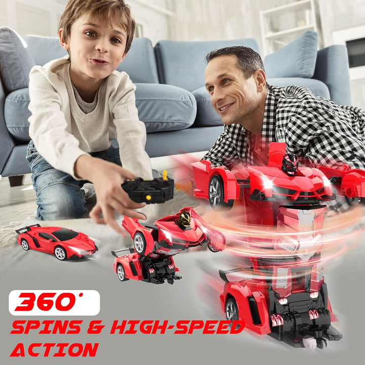Dolanus Coche de Control Remoto - Coches RC de Robots Transformable...