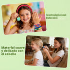 IQKidz Arte y manualidades para niños de 6 a 8 a 12 años, kit de telar para hacer pulseras con más de 1000 bandas de bucle, juego de juguetes para hacer pulseras para el cabello, gran regalo de cumpleaños para niñas de 7, 9, 10, 11, 13 años